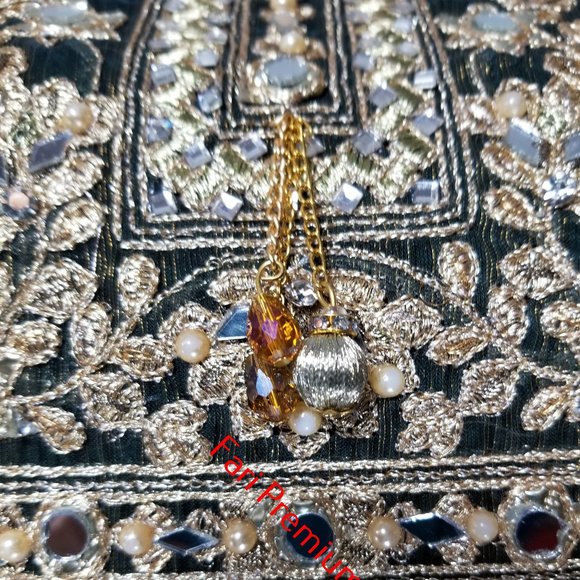 XL NEW Pakistani Tawakkal Fancy Embroidered Masuri Banarsi Shalwar Kameez XL/47 - Picture 8 of 16